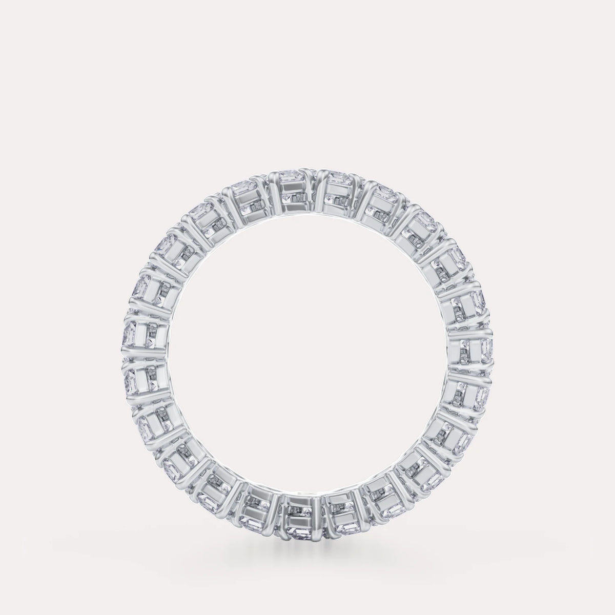 Square Radiant Eternity Band