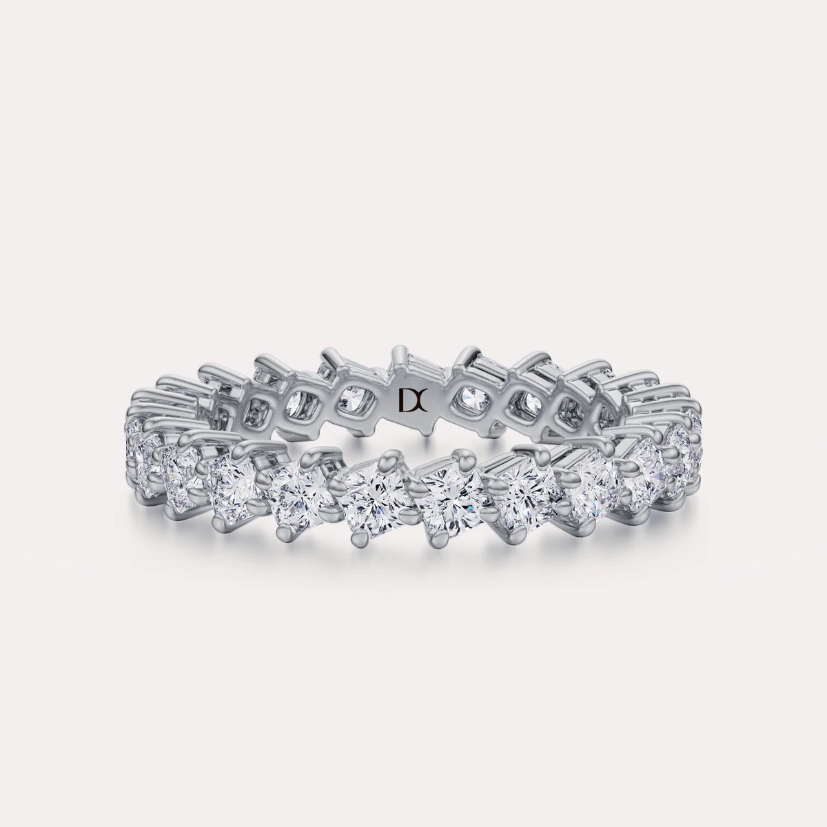 Square Radiant Eternity Band