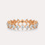 Diagonal Square Radiant Eternity Band