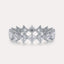 Diagonal Asscher Eternity Band