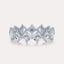 Diagonal Asscher Eternity Band