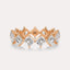 Diagonal Asscher Eternity Band