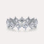Diagonal Asscher Eternity Band