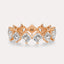 Diagonal Asscher Eternity Band