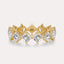 Diagonal Asscher Eternity Band