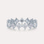 Diagonal Princess Eternity Band