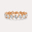 East-West Oval Eternity Band