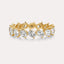East-West Oval Eternity Band