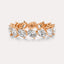 East-West Oval Eternity Band
