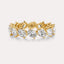 East-West Oval Eternity Band