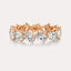 East-West Oval Eternity Band