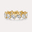 East-West Oval Eternity Band