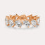 East-West Oval Eternity Band