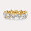 East-West Oval Eternity Band