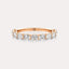 East-West Oval 11-Stone Band