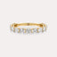 East-West Oval 13-Stone Band