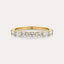 East-West Oval 7-Stone Band