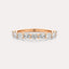 East-West Oval 9-Stone Band
