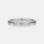 East-West Oval 3-Stone Band