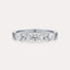 East-West Oval 5-Stone Band
