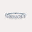 East-West Oval 9-Stone Band