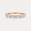 East-West Oval 9-Stone Band