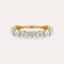 East-West Oval 11-Stone Band