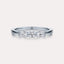 East-West Oval 3-Stone Band