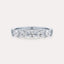 East-West Oval 5-Stone Band
