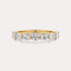 East-West Oval 7-Stone Band