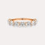 East-West Oval 9-Stone Band