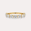 East-West Oval 9-Stone Band
