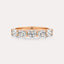 East-West Oval 5-Stone Band