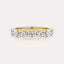East-West Oval 5-Stone Band