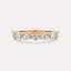 East-West Oval 7-Stone Band