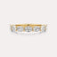 East-West Oval 7-Stone Band