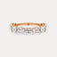 East-West Oval 9-Stone Band