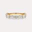 East-West Oval 9-Stone Band