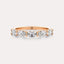 East-West Oval 5-Stone Band