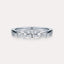 East-West Oval 3-Stone Band