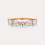 East-West Oval 7-Stone Band