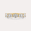 East-West Oval 5-Stone Band