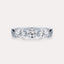 East-West Oval 3-Stone Band
