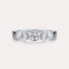 East-West Oval 3-Stone Band