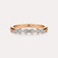 East-West Emerald 5-Stone Band