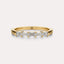 East-West Emerald 5-Stone Band