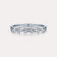 East-West Emerald 5-Stone Band