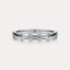 East-West Emerald 3-Stone Band