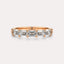 East-West Emerald 5-Stone Band