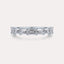 East-West Emerald 7-Stone Band